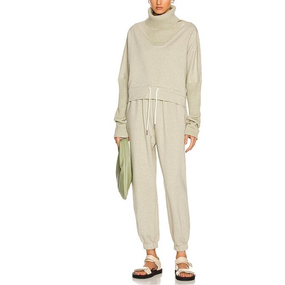 Varley Britannia Sweatshirt in Desert Sage Marl Size XS - Picture 1 of 13